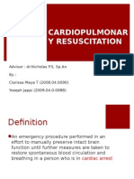 Cardiopulmonary Resuscitation 2015