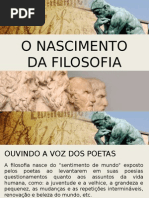 Apresentação - O Nascimento Da Filosofia