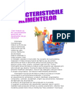 caracteristicile alimentelor