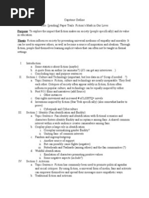 capstone outline