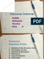 Discourse Grammar: Hafidz Zakiyyah Yessica Nisa