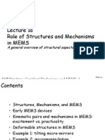 Lecture 1a Role of Structures and Mechanisms in Mems
