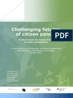 Citizen Panels Challenging Futures Report Final