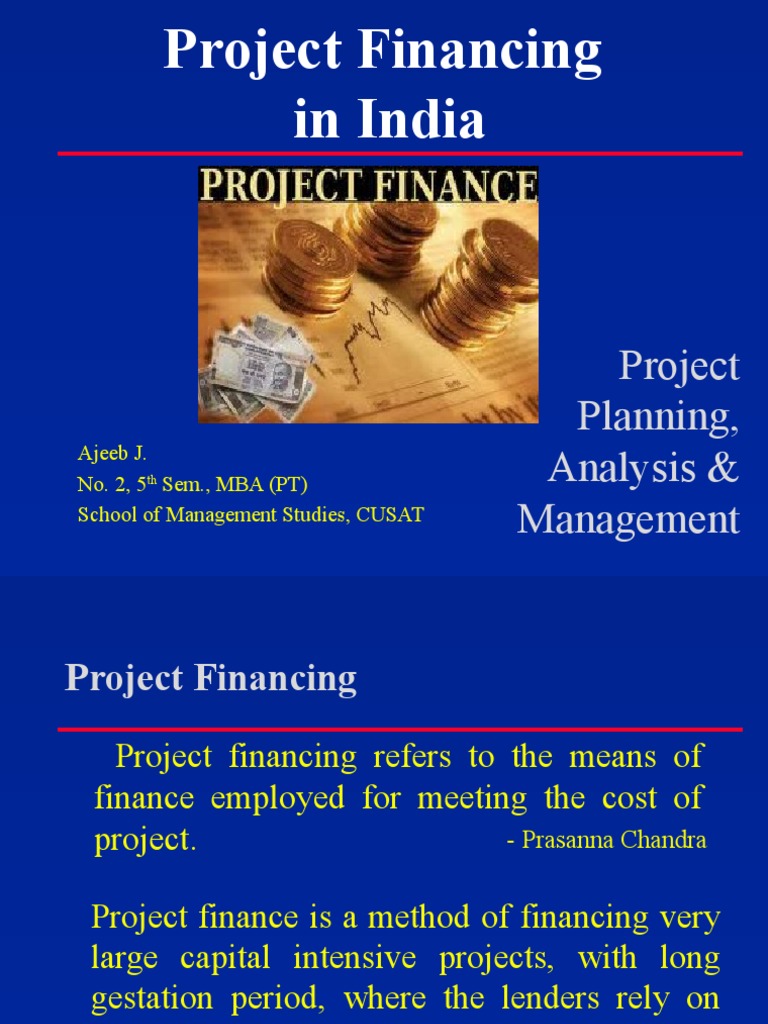 Project Financing Methods in India | PDF | Financial Capital | Loans