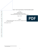 An Exercise On Gauss' Law For Gravitation: The Flat Earth Model