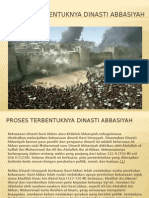 PROSES TERBENTUKNYA Dinasti ABBASIYAH