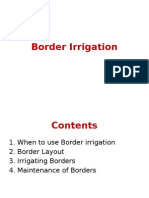 Border Irrigation