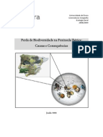 Perda de Biodiversidade na Península Ibérica 2009