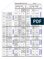 danville master schedule 2014-2015