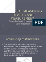 Electrical Measuring Devices and Measurement