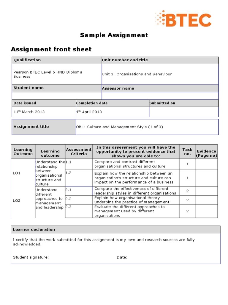 business strategy assignment hnd