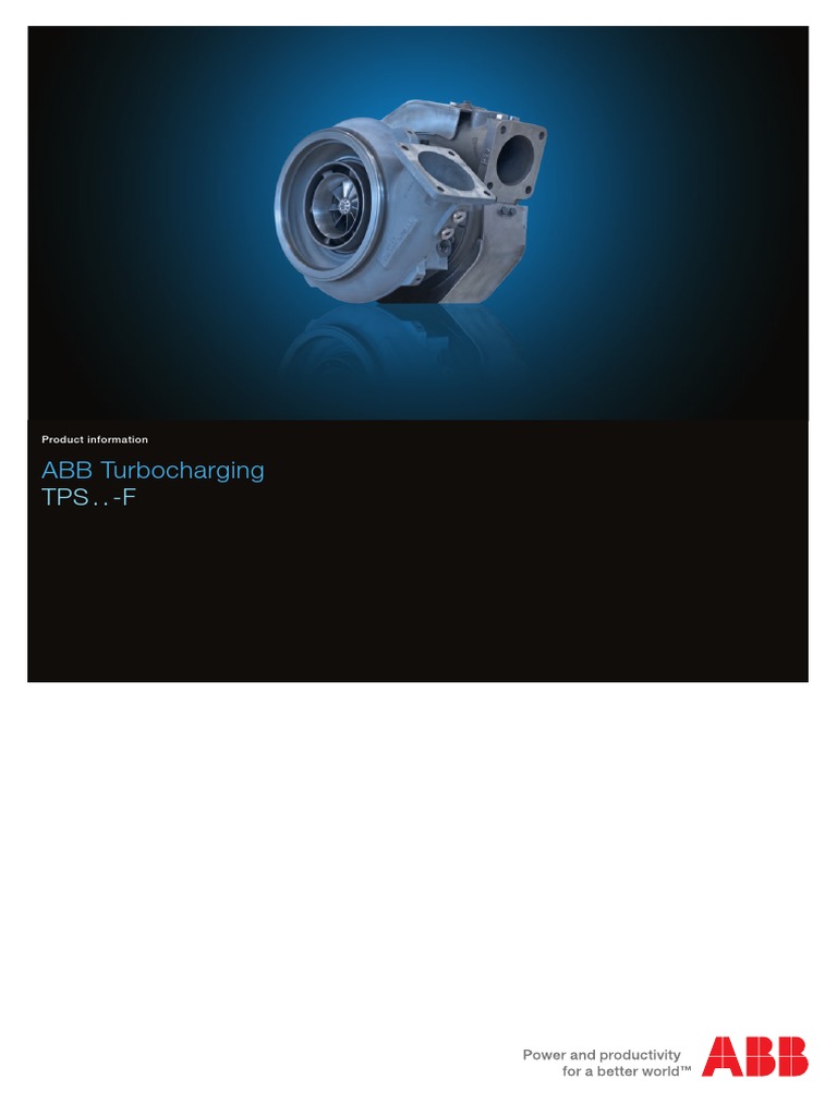 ABB Turbocharging TPS..F PDF Turbocharger Turbine