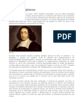 Biografia Baruch de Spinoza