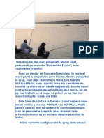 Pescuitul Crapului Salbatic, Pe Dunare