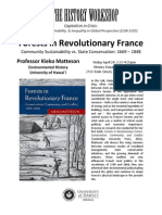Forests in Revolutionary France: Professor Kieko Matteson