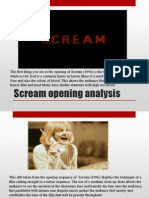 Scream Opening Analysis