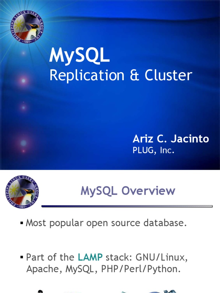Mysql Replication & Cluster | PDF | Replication (Computing) | My Sql