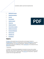 Plan de Instrucción para Postulantes