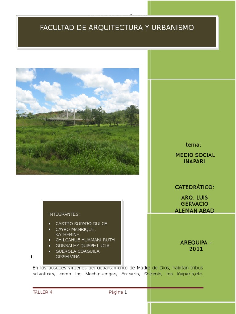 Iñapari: Historia y Cultura Fronteriza | PDF | Brasil | Perú