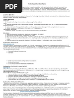 Technology Integration Matrix: WWW - Cde.state - Co.us