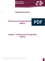 PANORAM de LA SEGURIDAD PUBLICAUnidad 1. Instituciones de Seguridad Pública