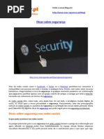 Dicas Sobre Segurança