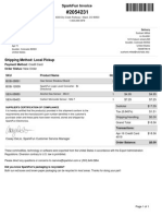 SparkFun Electronics Order #2054231 Invoice