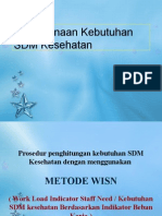 Perencanaan Kebutuhan SDMK (WISN) Vidya