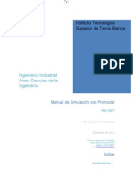 Manual de Simulación Con Promodel
