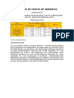 Cuadros de Cruces de Variables