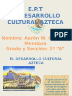 El Desarrolo Cultural Azteca