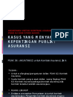 Kasus Asuransi PSAK 36 - Presentasi 29 Sept 2012