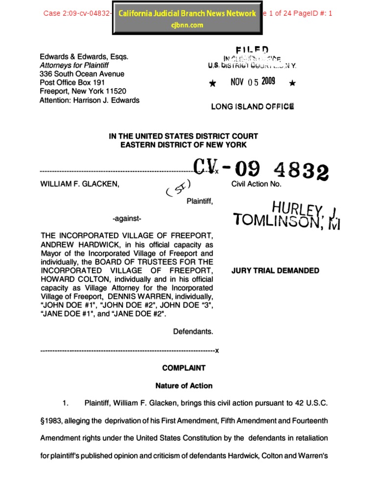 Complaint Public Private Civil Rights Violations Color of Law Complaint Public Private Civil Rights Violations Color of Law