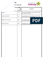 Connections Interview Risk Assessment