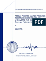 A Modal Pushover Analysis Procedure To Estimate Seismic Demands F