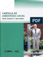 Cartilla de Anestesia Local Prof. Stanley F. Malamed