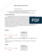 Nand and NOR Experiment - Docx Revised