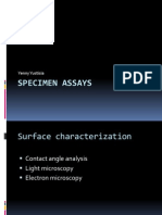 Specimen Assays