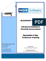 NGST BH USA2005 DatabaseAssessment