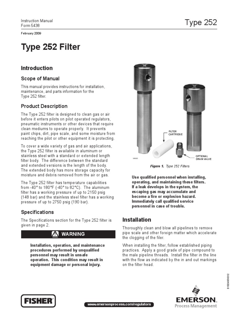 Filtro 252 | PDF | Pipe (Fluid Conveyance) | Valve