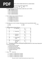 Kumpulan Soal Struktur Atom, Sistem Periodik Dan Ikatan Kimia (Xi)