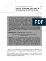 A Evolução Das Relações Familiares e A Desbiologização Da Paternidade