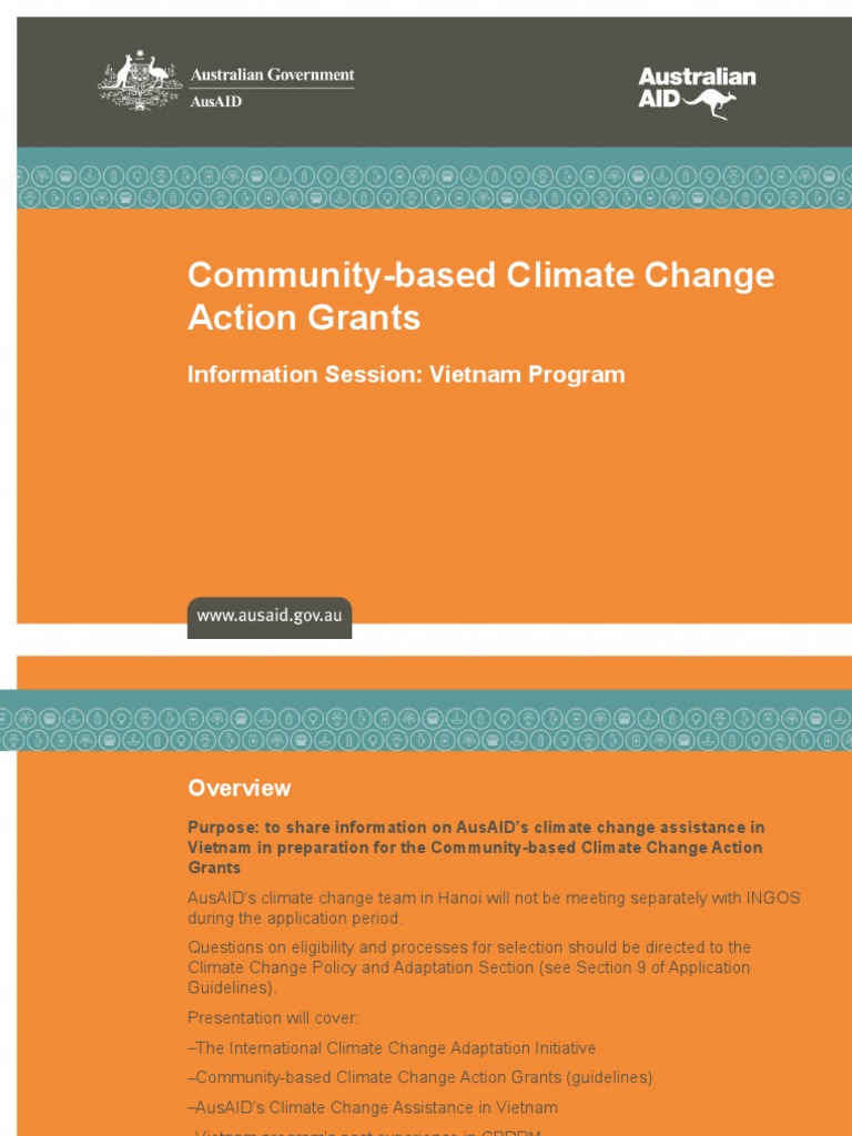 Vietnam Community Climate Action Grants | PDF | Climate Resilience ...