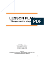 Lesson Plan - The Geometrical Shapes - Version 1