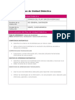 Plantilla de Plan de Unidad Didáctica - Simple ZORAIDA