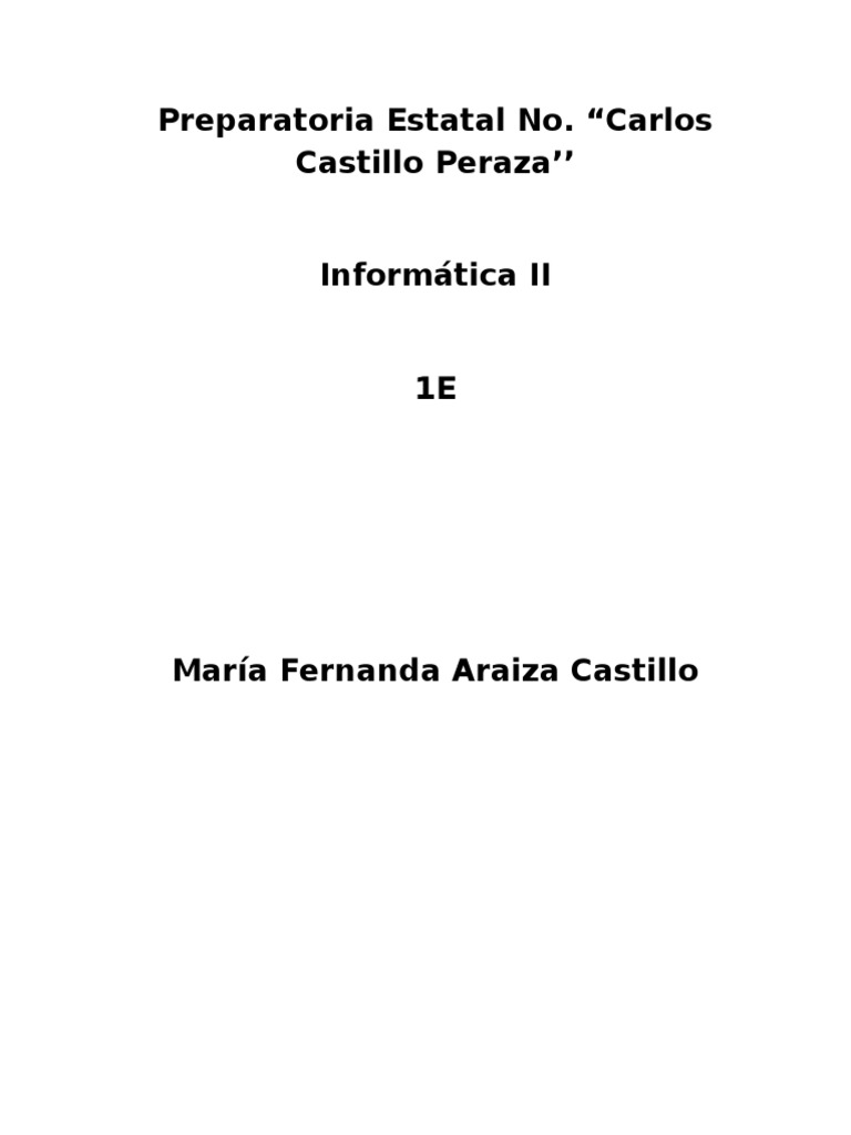 Bloque 2 Informática | PDF