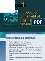 To The Field of Organisational Behaviour