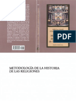 Metodologia de La Historia de Las Religiones
