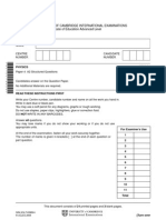 University of Cambridge International Examinations General Certificate