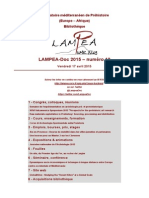 LAMPEA-Doc 2015 - numéro 12 / Vendredi 17 avril 2015